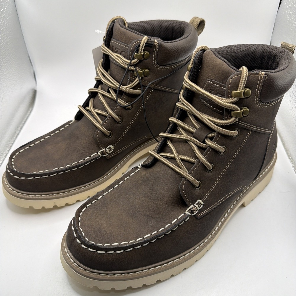 IZOD Miles Moc Toe Mens Brown Boots. Size‎ 8. New